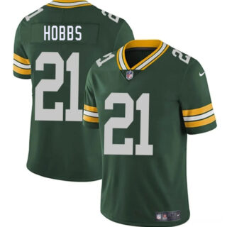 Men's Green Bay Packers #21 Nate Hobbs Green 2025 Vapor Untouchable Limited Stitched Jersey