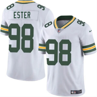 Men's Green Bay Packers #98 James Ester White 2025 Vapor Untouchable Limited Stitched Jersey