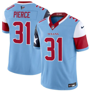 Men's Houston Texans #31 Dameon Pierce Blue 2024 F.U.S.E. V5 Limited Stitched Football Jersey