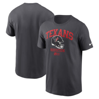 Men's Houston Texans Anthracite Helmet Essential T-Shirt