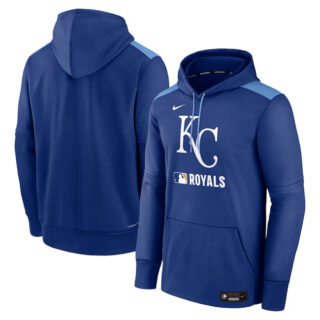 Men's Kansas City Royals Royal Collection Performance Pullover Hoodie