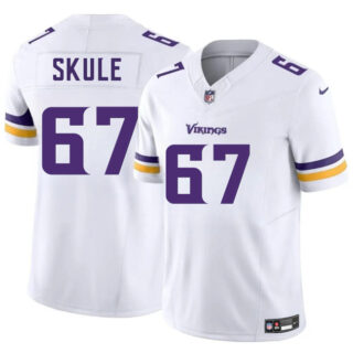 Men's Minnesota Vikings #67 Justin Skule White 2025 F.U.S.E. Vapor Untouchable Limited Stitched Jersey
