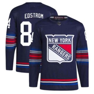 Men's New York Rangers #84 Adam Edstrom Navy Stitched Jersey
