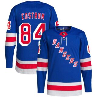 Men's New York Rangers #84 Adam Edstrom Royal Stitched Jersey