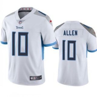 Men's Tennessee Titans #10 Brandon Allen White 2025 Vapor Untouchable Stitched Jersey