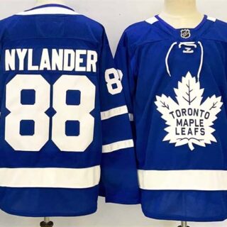 Men's Toronto Maple Leafs #88 William Nylander Blue 2024-25 Stitched Jersey