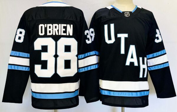 Men's Utah Hockey Club #38 Liam O'Brien Navy 2024-25 Stitched Jersey
