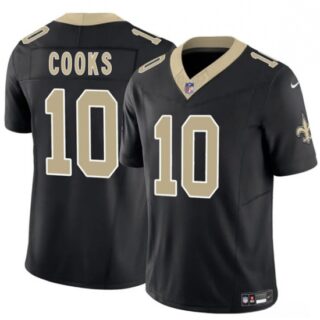 Men's New Orleans Saints #10 Brandin Cooks Black F.U.S.E Vapor Limited Football Stitched Jersey