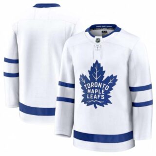 Men's Toronto Maple Leafs White 2024-25 Away Stitched Hockey Jersey