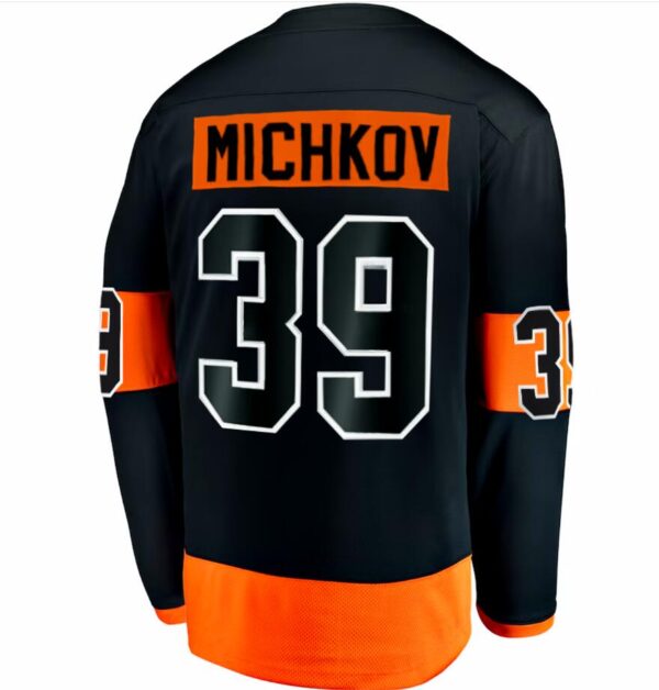 Men's Philadelphia Flyers #39 Matvei Michkov Black Jerseys