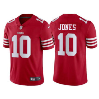 Youth San Francisco 49ers #10 Mac Jones Red 2025 Vapor Untouchable Limited Stitched Football Jersey