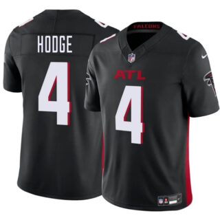 Men's Atlanta Falcons #4 KhaDarel Hodge Black 2025 F.U.S.E. Vapor Untouchable Limited Stitched Football Jersey