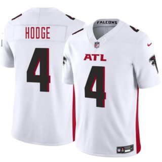 Men's Atlanta Falcons #4 KhaDarel Hodge White 2025 F.U.S.E. Vapor Untouchable Limited Stitched Football Jersey
