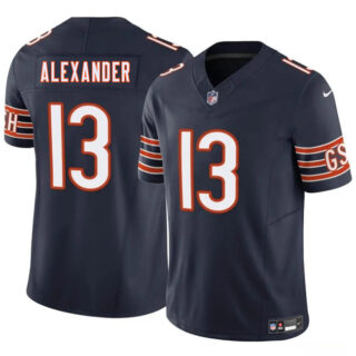 Men's Chicago Bears #13 Maurice Alexander Navy 2025 F.U.S.E. Vapor Untouchable Limited Stitched Football Jersey