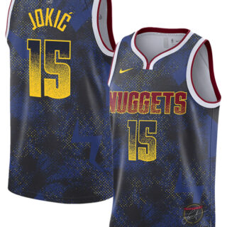 Men's Denver Nuggets #15 Nikola Jokic Royal 2025 Select Series Swingman Stitched Basketball Jersey
