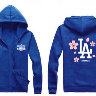 Men's Los Angeles Dodgers Royal 2025 Tokyo Series Full-Zip Hoodie