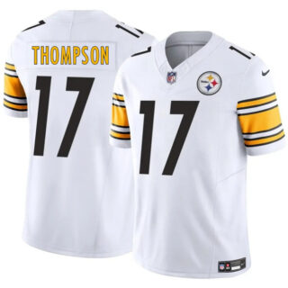 Men's Pittsburgh Steelers #17 Skylar Thompson White 2025 F.U.S.E. Vapor Untouchable Limited Stitched Jersey