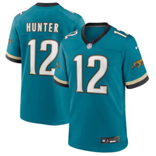 Men's #12 Travis Hunter Jacksonville Jaguars 2025 NFL Draft First Round Pick 2nd Alternate Game Jersey - Teal