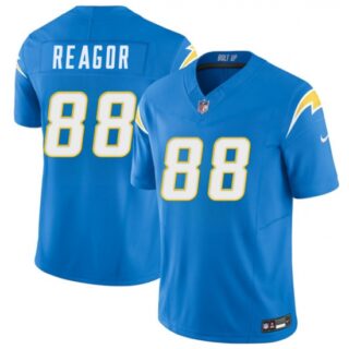 Men's Los Angeles Chargers #88 Jalen Reagor Blue 2025 F.U.S.E. Vapor Limited Football Stitched Jersey