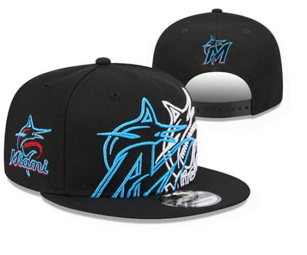 Miami Marlins 2025 Stitched Snapback Hats