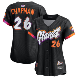 Women's San Francisco Giants ACTIVE PLAYER Custom Anthracite 2025 City Connect Limited Stitched Baseball Jersey(Run Small)