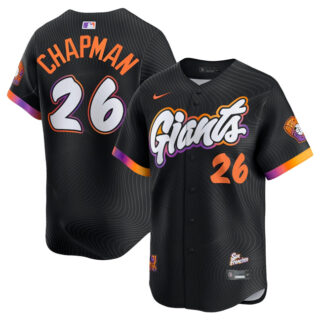 Youth San Francisco Giants #26 Matt Chapman Anthracite 2025 City Connect Limited Stitched Baseball Jersey