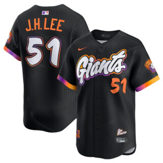 Youth San Francisco Giants ACTIVE PLAYER Custom Anthracite 2025 City Connect Limited Stitched Baseball Jersey