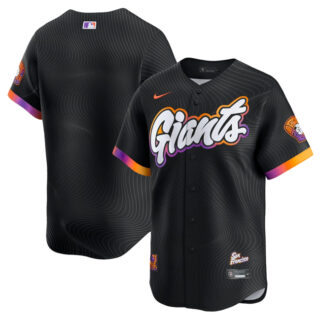 Youth San Francisco Giants Blank Anthracite 2025 City Connect Limited Stitched Baseball Jersey