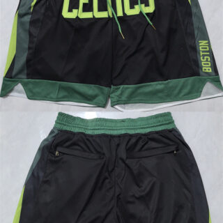 Men's Boston Celtics Black Shorts (Run Small)