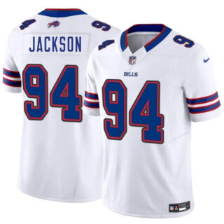 Men's Buffalo Bills #94 Maxwell Hairston White 2025 Draft F.U.S.E. Vapor Untouchable Limited Stitched Football Jersey