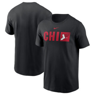 Men's Chicago White Sox Black 2025 City Connect Tricode T-Shirt