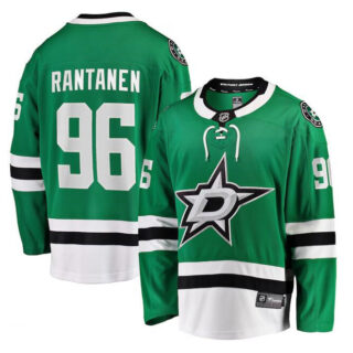 Men's Dallas Stars #96 Mikko Rantanen Green Home Stitched Hockey Jersey