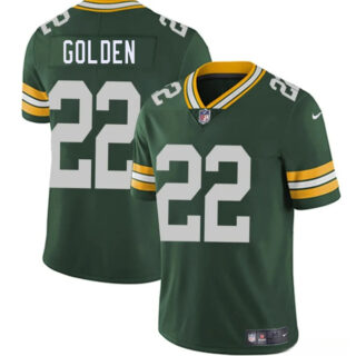 Men's Green Bay Packers #22 Matthew Golden Green 2025 Draft Vapor Untouchable Limited Stitched Football Jersey