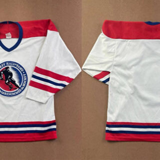 Men's Hall Of Fame Blank White Stitched Hockey Jersey