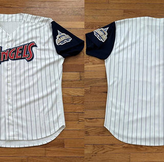 Men's Los Angeles Angels Blank White Stitched Baseball Jersey