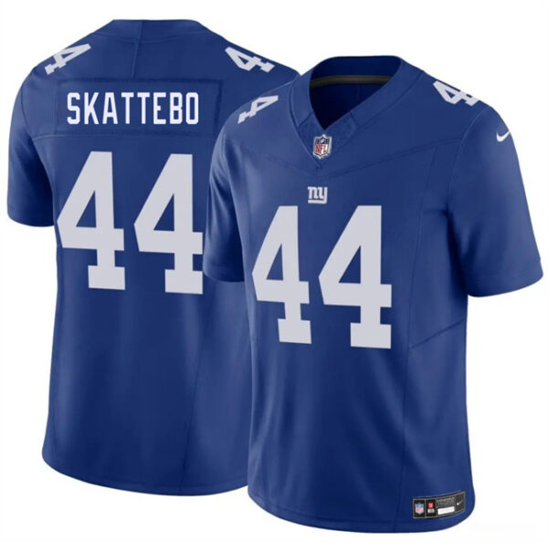 Men's New York Giants #44 Cam Skattebo Blue 2025 Draft F.U.S.E. Vapor Untouchable Limited Stitched Jersey