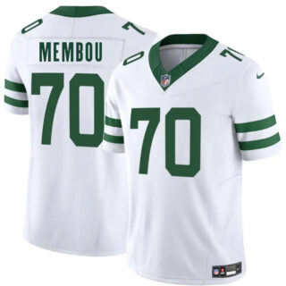 Men's New York Jets #70 Armand Membou White 2025 Draft F.U.S.E. Vapor Untouchable Limited Stitched Jersey
