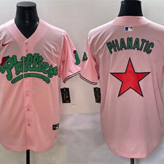Men's Philadelphia Phillies Pink Phanatic Limited Stitched Jersey