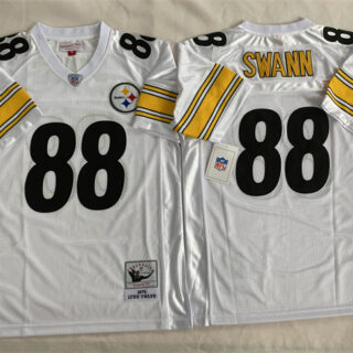 Men's Pittsburgh Steelers #88 Lynn Swann White Vapor Limited Stitched Football Jersey