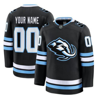 Men's Utah Mammoth ACTIVE PLAYER Custom 2025 Black Stitched Hockey Jersey