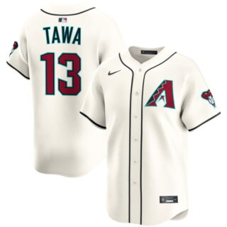 Men's Arizona Diamondbacks #13 Tim Tawa Limited Cream Jersey