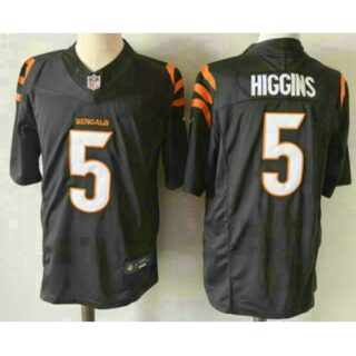 Men's Cincinnati Bengals #5 Tee Higgins Limited Black FUSE Vapor Jersey