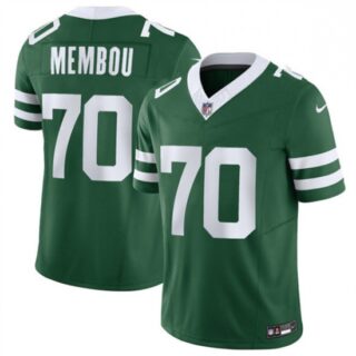Men's New York Jets #70 Armand Membou Green 2025 Draft F.U.S.E. Vapor Untouchable Limited Football Stitched Jersey