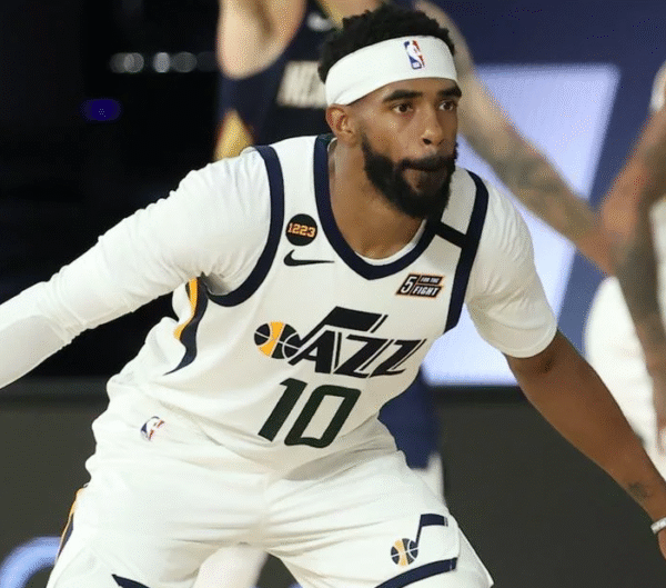 Men's Utah Jazz #10 Mike Conley White NBA Jersey