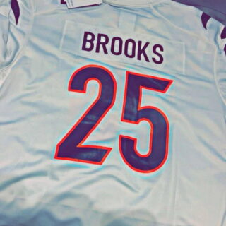 Men's Cincinnati Bengals #25 Tahj Brooks White Jersey
