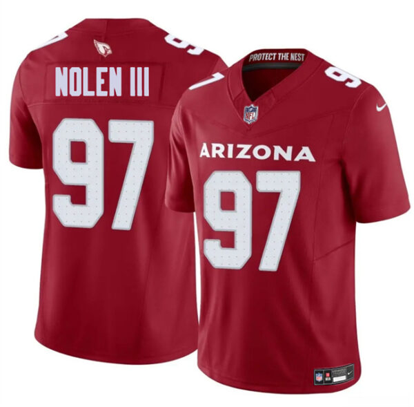 Youth Arizona Cardinals #97 Walter Nolen III Red 2025 Draft F.U.S.E Vapor Untouchable