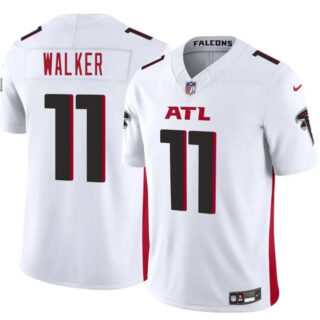 Youth Atlanta Falcons #11 Jalon Walker White 2025 Draft F.U.S.E. Vapor Untouchable Limited Stitched Football Jersey