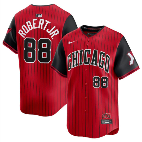 Youth Chicago White Sox ACTIVE PLAYER Custom Red Black 2025 City Connect Limited Stitched Baseball Jersey