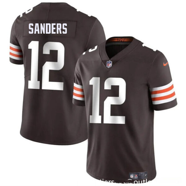 Youth Cleveland Browns #12 Shedeur Sanders Brown 2025 Draft Vapor Untouchable Limited Stitched Football Jersey