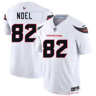 Youth Houston Texans #82 Jaylin Noel White 2025 Draft F.U.S.E Vapor Stitched Football Jersey